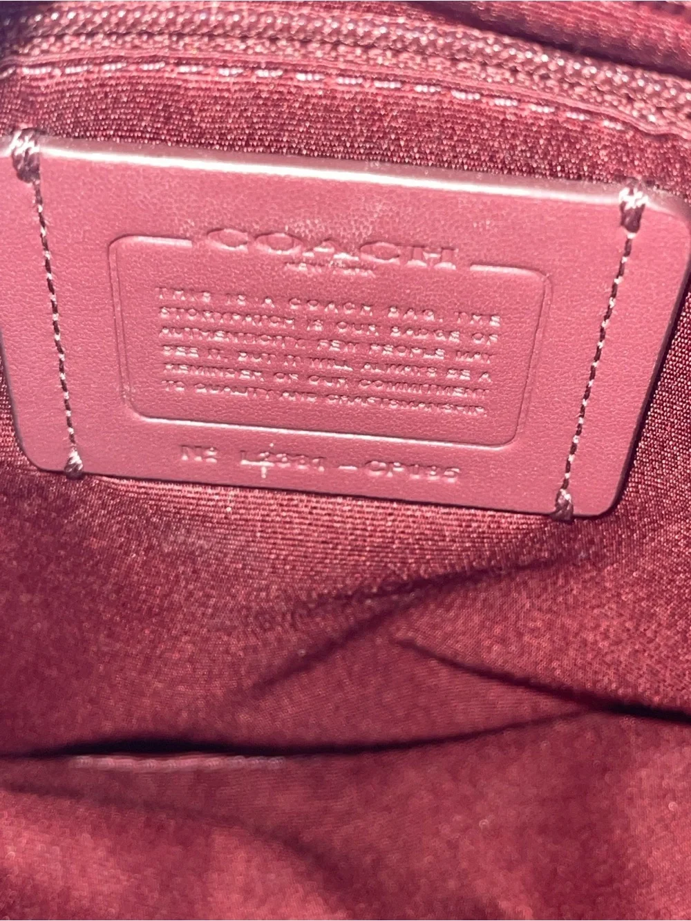 Coach Pillow Tote